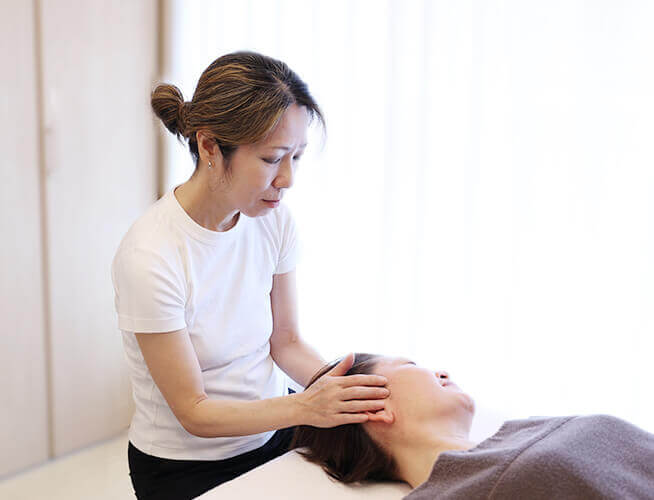 オーナー施術中の様子